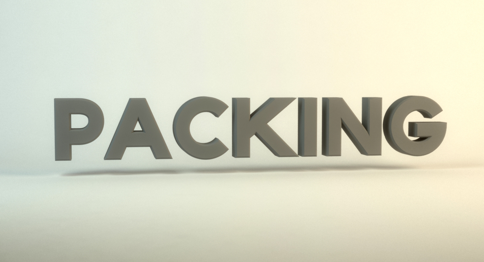 Packing Mock Ups