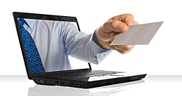 Business Card Monitor Effects