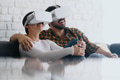 Young Couple Playing With Virtual Reality - PhotoDune Item for Sale