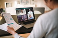 Businesswoman having online business meeting from home - PhotoDune Item for Sale