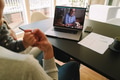Woman having a video call with her father - PhotoDune Item for Sale