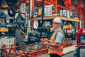 professional senior engineer male machine operator foreman worker work in heavy industry factory. - PhotoDune Item for Sale