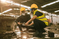 Industry environment impact inspector team work investigate danger chemical oil gas leak with safety - PhotoDune Item for Sale