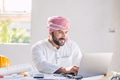 Muslim Arab Business Male Engineer Architect Project Manager Happy Working At Construction Site - PhotoDune Item for Sale