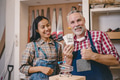 happy home builder handyman service business success show cash money satisfied with project income - PhotoDune Item for Sale