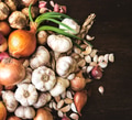 Variety of onions and dried chili - PhotoDune Item for Sale