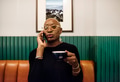 Businesswoman working in cafe - PhotoDune Item for Sale