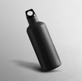 Minimal sport bottle in stainless steel with design space - PhotoDune Item for Sale