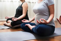Pregnant woman in yoga class - PhotoDune Item for Sale