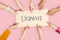 Donate sign for charity campaign - PhotoDune Item for Sale