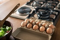Closeup of eggs in the kitchen - PhotoDune Item for Sale