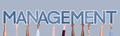 Hands holding up blue letters forming the word management - PhotoDune Item for Sale