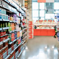 Supermarket aisle, beverage section - PhotoDune Item for Sale