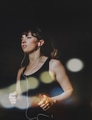Sporty woman running in a dark alley - PhotoDune Item for Sale