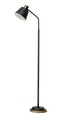 Brass floor lamp black industrial lighting - PhotoDune Item for Sale