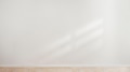 White blank concrete wall with a wooden floor - PhotoDune Item for Sale