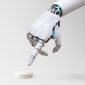 Robot hand finger pointing, AI technology - PhotoDune Item for Sale