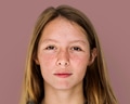 Freckled girl face portrait, natural beauty concept - PhotoDune Item for Sale