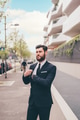 Young elegant professional executive bearded businessman posing - PhotoDune Item for Sale