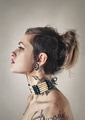Woman with tattoos - PhotoDune Item for Sale