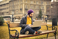 Man using a computer - PhotoDune Item for Sale