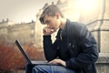 Guy with a laptop - PhotoDune Item for Sale