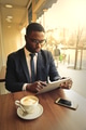 Man looking at a menu - PhotoDune Item for Sale