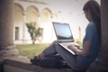 Girl with a laptop - PhotoDune Item for Sale