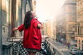 Girl on a balcony - PhotoDune Item for Sale
