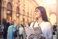 Girl with a city map - PhotoDune Item for Sale