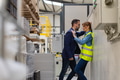 Female worker in manufactury feeling vulnerable and intimidated by superior manager, forced touching - PhotoDune Item for Sale