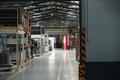 Interior of a modern warehouse storage of retail shop, large factory workshop space. Modern - PhotoDune Item for Sale