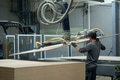 Industrial automation and robotics in modern industrial factory. Operator, worker using - PhotoDune Item for Sale