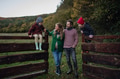 Portrait of family outdoors going on walk in nature. Mother, father and kids spending time outdoors - PhotoDune Item for Sale