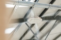 Industrial dust control system in modern manufacturing factory. Dust suppression with water mist - PhotoDune Item for Sale