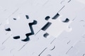 Empty and blank missing piece of jigsaw in white color background - PhotoDune Item for Sale