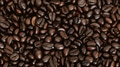 Heap of dark color of raw coffee beans texture for background. - PhotoDune Item for Sale