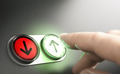 Elevator up or down buttons concept. - PhotoDune Item for Sale