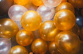 abstract of vintage white and gold balloons for background and texture - PhotoDune Item for Sale