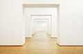 passageway with wooden floor and white walls - PhotoDune Item for Sale