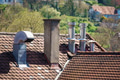 Roof with different chimneys - PhotoDune Item for Sale