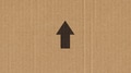 black arrow on a cardboard box - PhotoDune Item for Sale