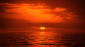 red sky sunset over the ocean - PhotoDune Item for Sale