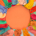 Knitting wool background with copy space - PhotoDune Item for Sale