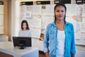 Confident woman opening her own store - PhotoDune Item for Sale