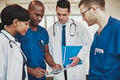 Team of multiracial doctors at hospital - PhotoDune Item for Sale