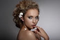 Fashion Portrait Of Young Beauty with Flowers - PhotoDune Item for Sale