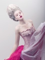 Expression. Woman in Silky Dress with Ash-Colored Hairs - PhotoDune Item for Sale