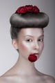 Trendy Woman with Red Rose - PhotoDune Item for Sale