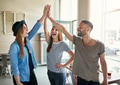 Group of people making high five gesture - PhotoDune Item for Sale